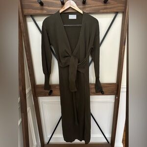 EUC size Small Modern Citizen Linden Front-Wrap Sweater Dress